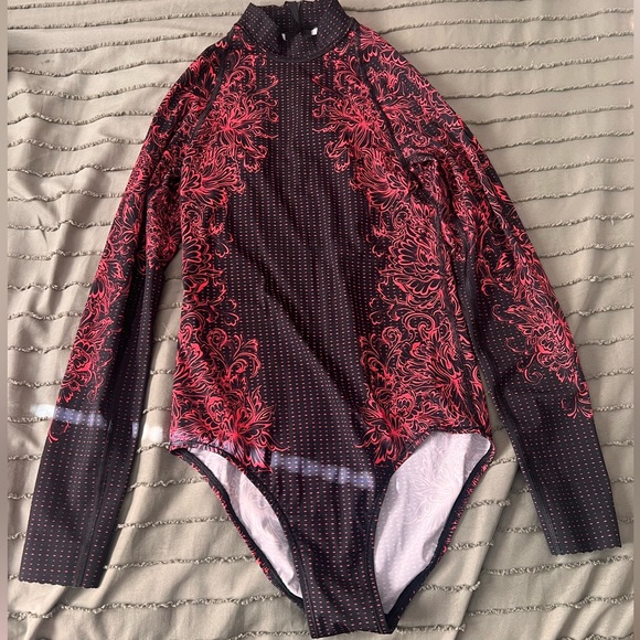 lululemon athletica Other - Lululemon One piece Swimsuit/ Leotard ~size:4 Black & Red